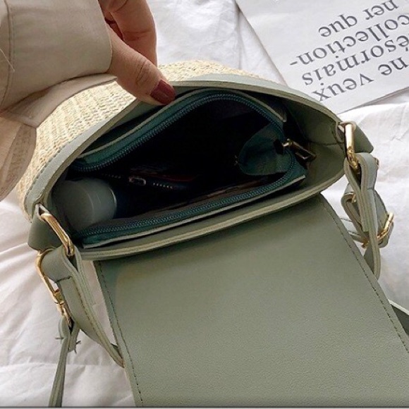 Just In! 🆕 VERONA Straw Weave Bucket Bag - Picture 8 of 8